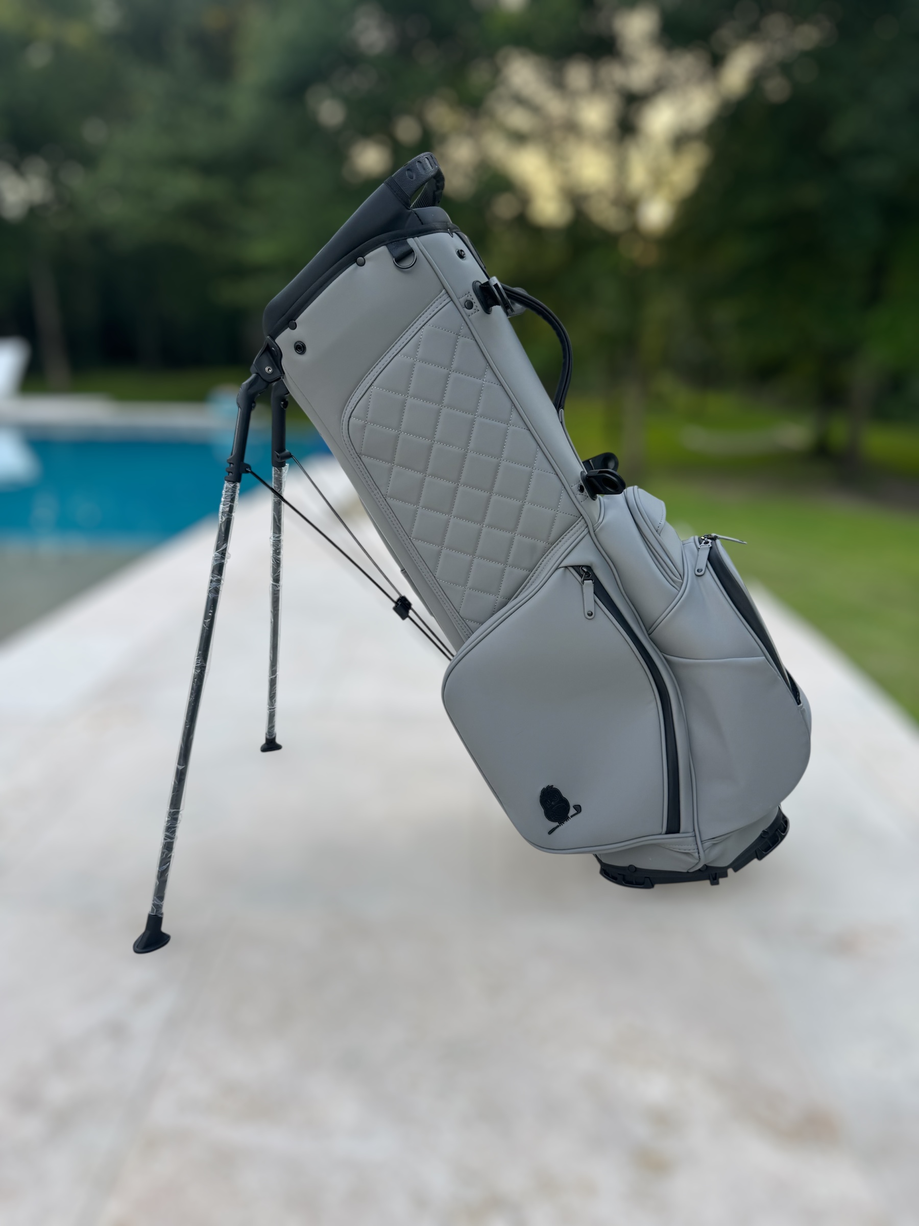 Grey Premium Golf Stand Bag