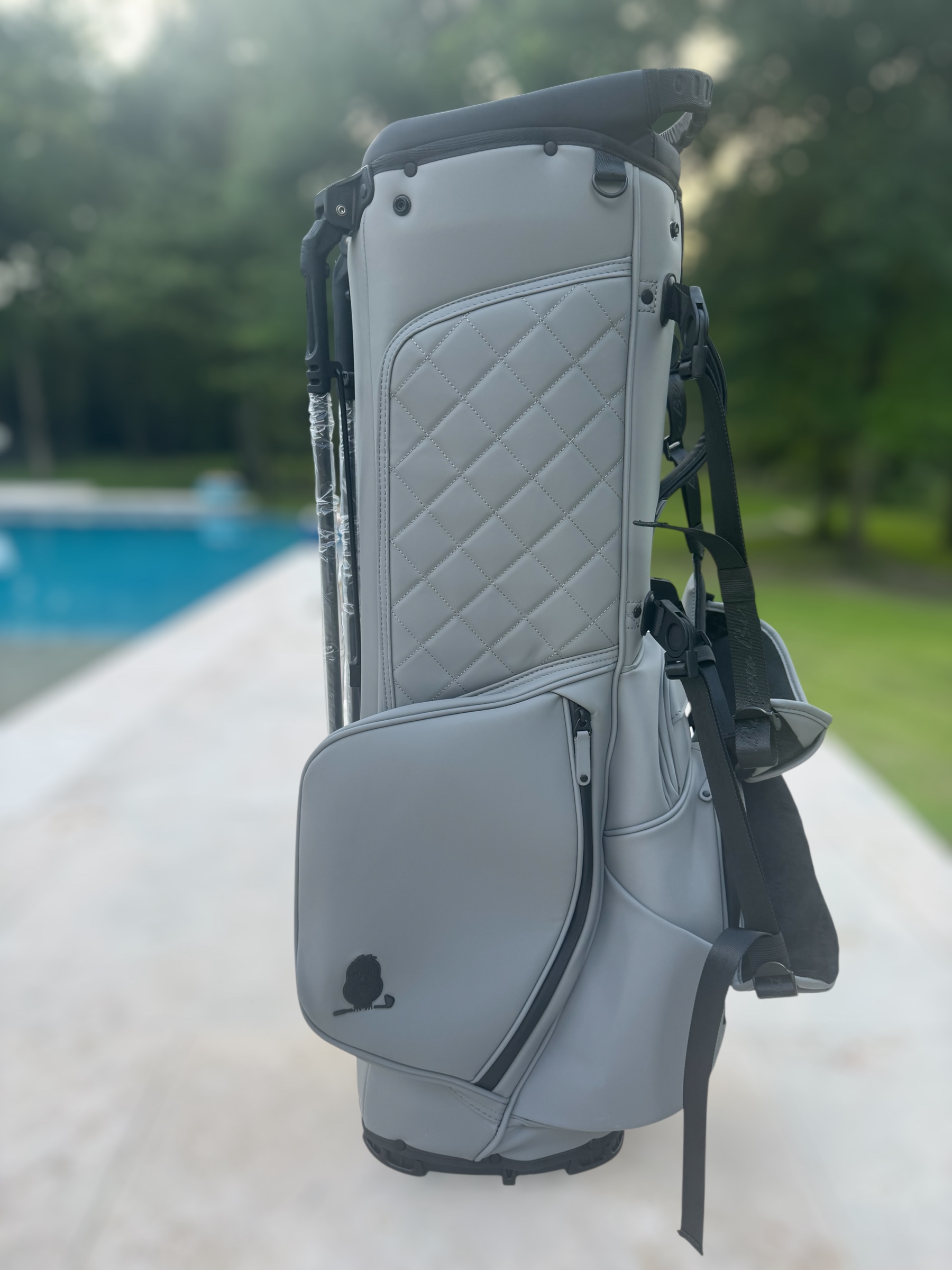 Grey Premium Golf Stand Bag