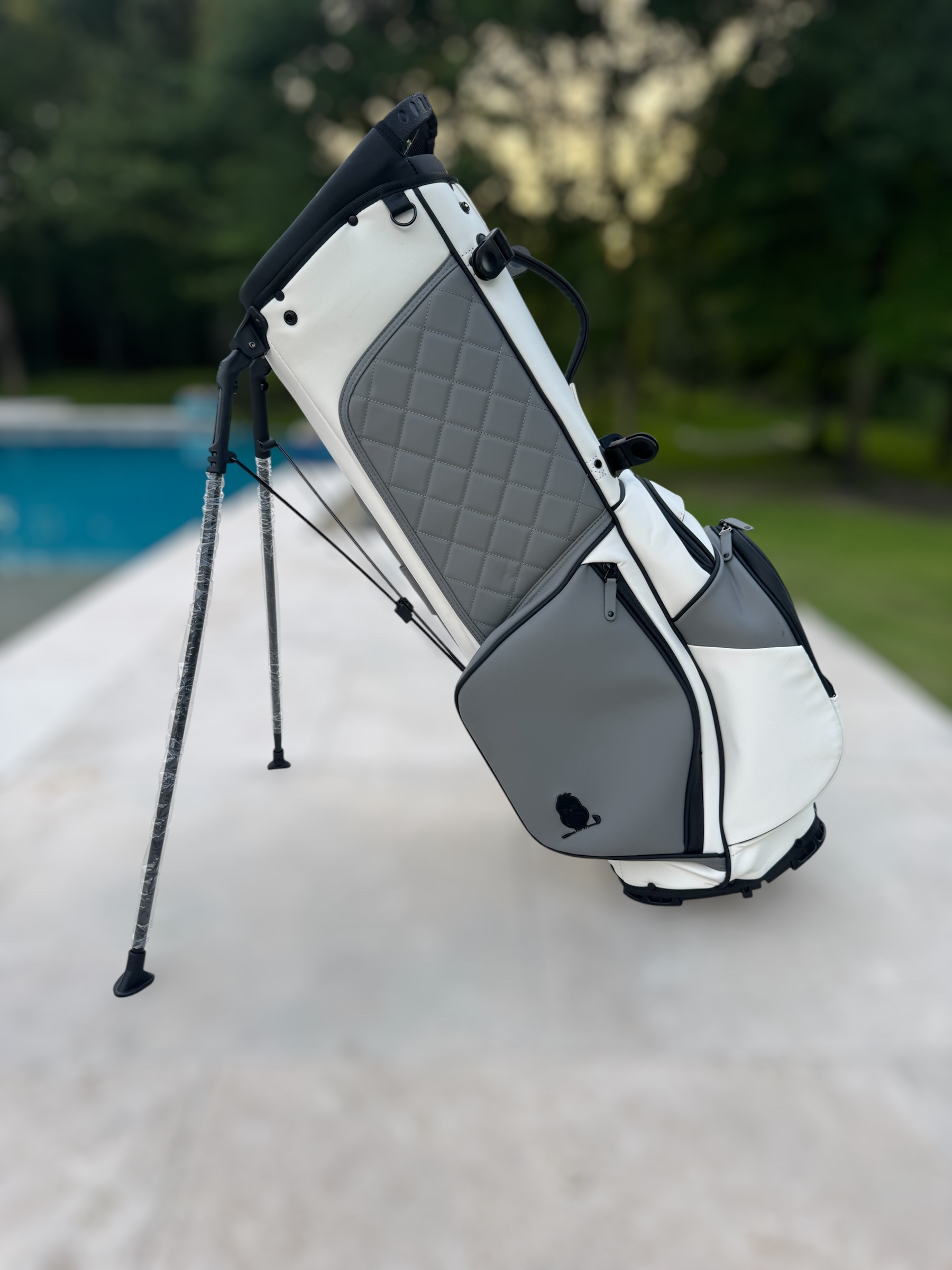 Grey/White Premium Golf Stand Bag