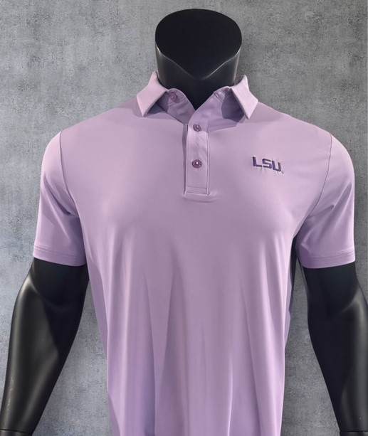 LSU Lavender Polo