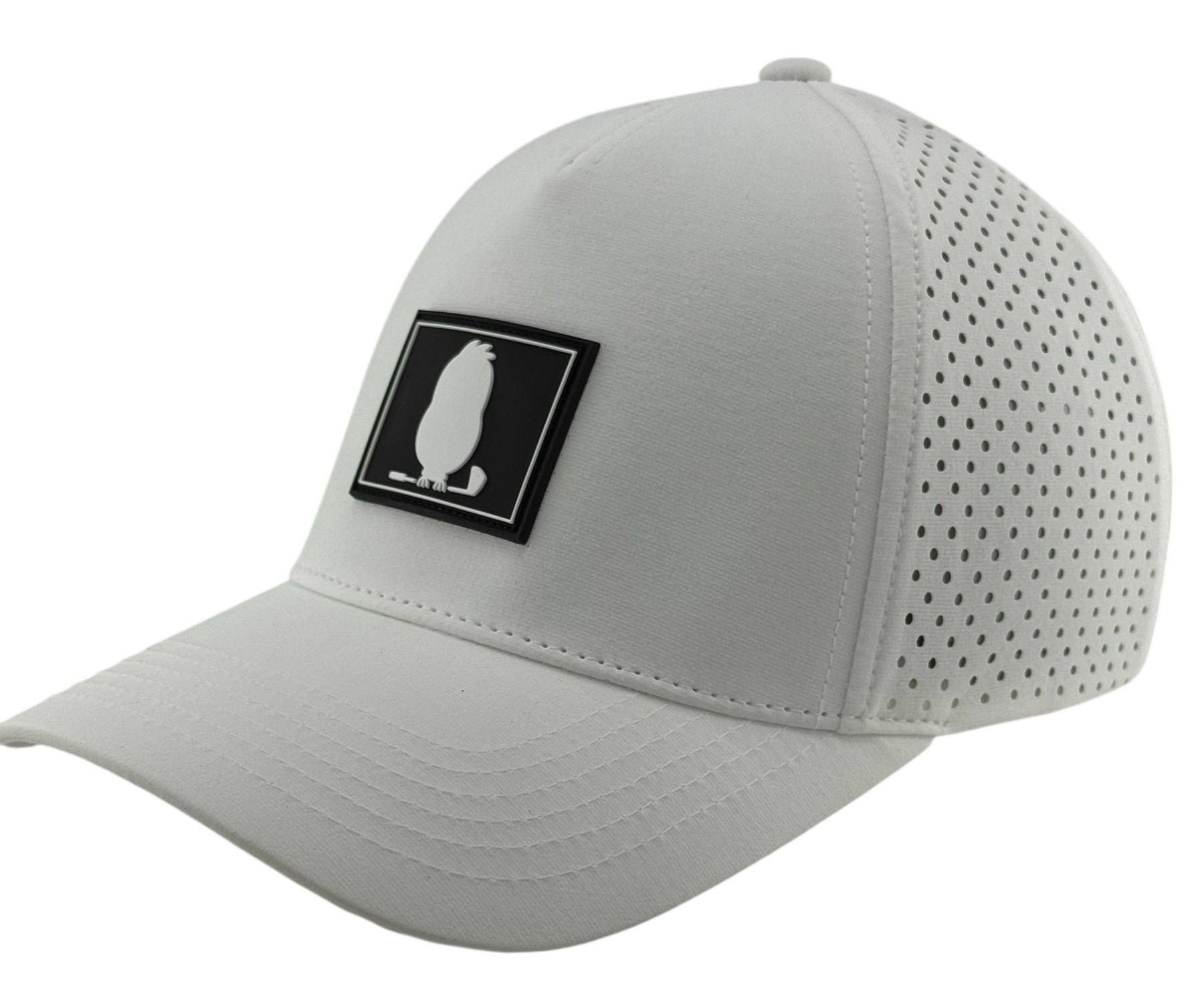 Black Birdie Squared Hat