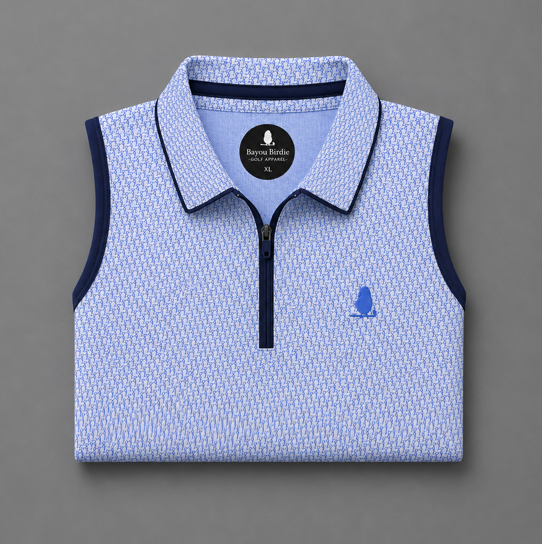 Womens Performance Polo - Louisiana Blue
