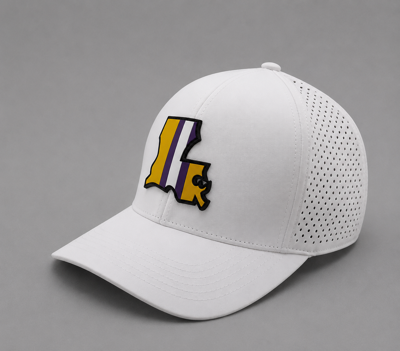 LSU Helmet Stripe - White