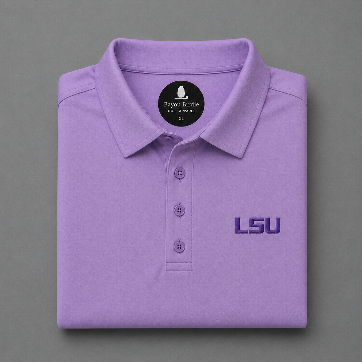 LSU Lavender Polo