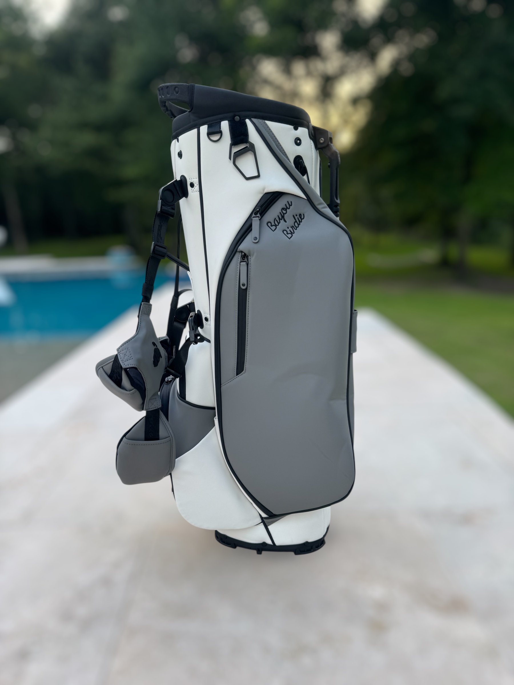Grey/White Premium Golf Stand Bag