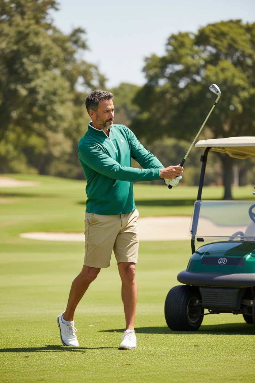 Kelly Green Masters Quarter Zip Pullover 