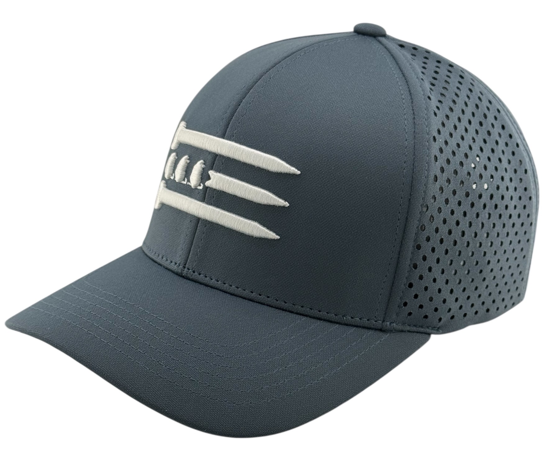 Grey-Blue Bird-Tee Hat