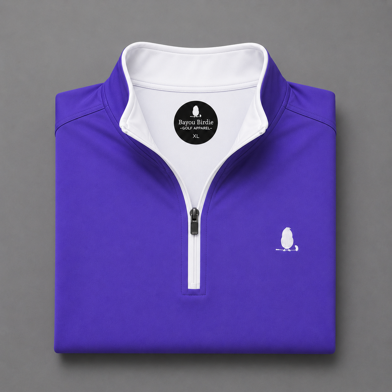 Purple Quarter Zip Pullover 
