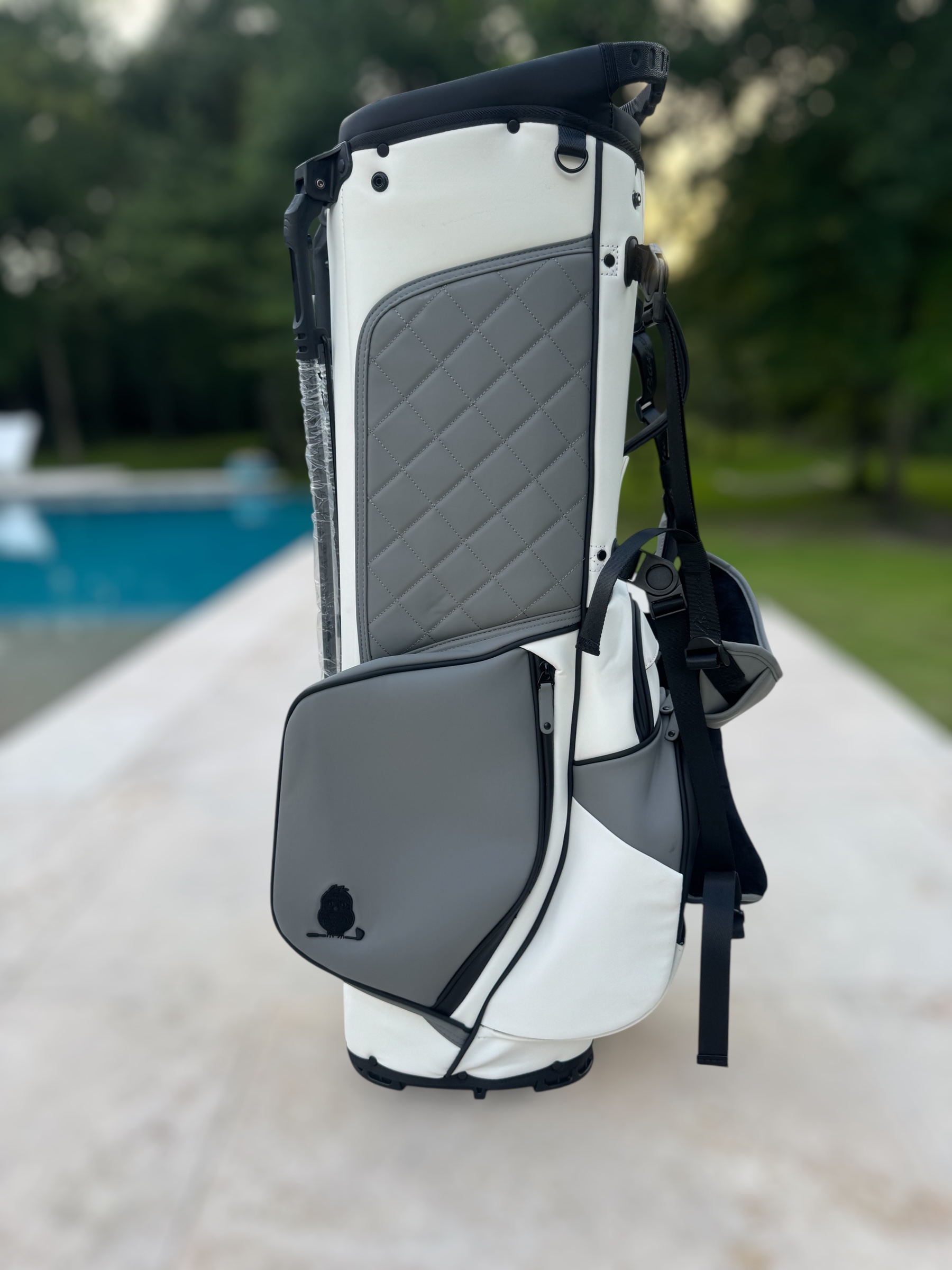 Grey/White Premium Golf Stand Bag