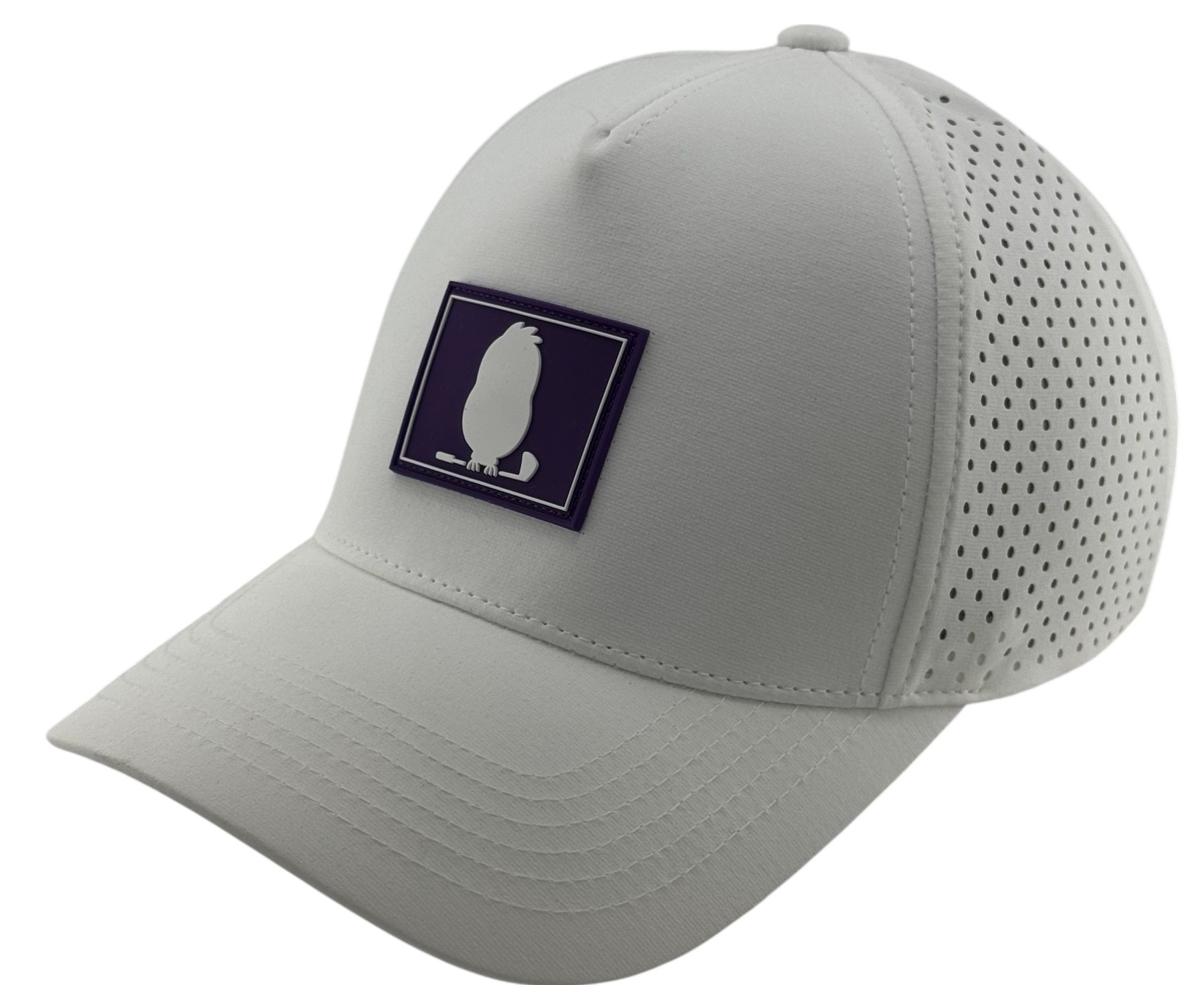 Purple Birdie Squared Hat