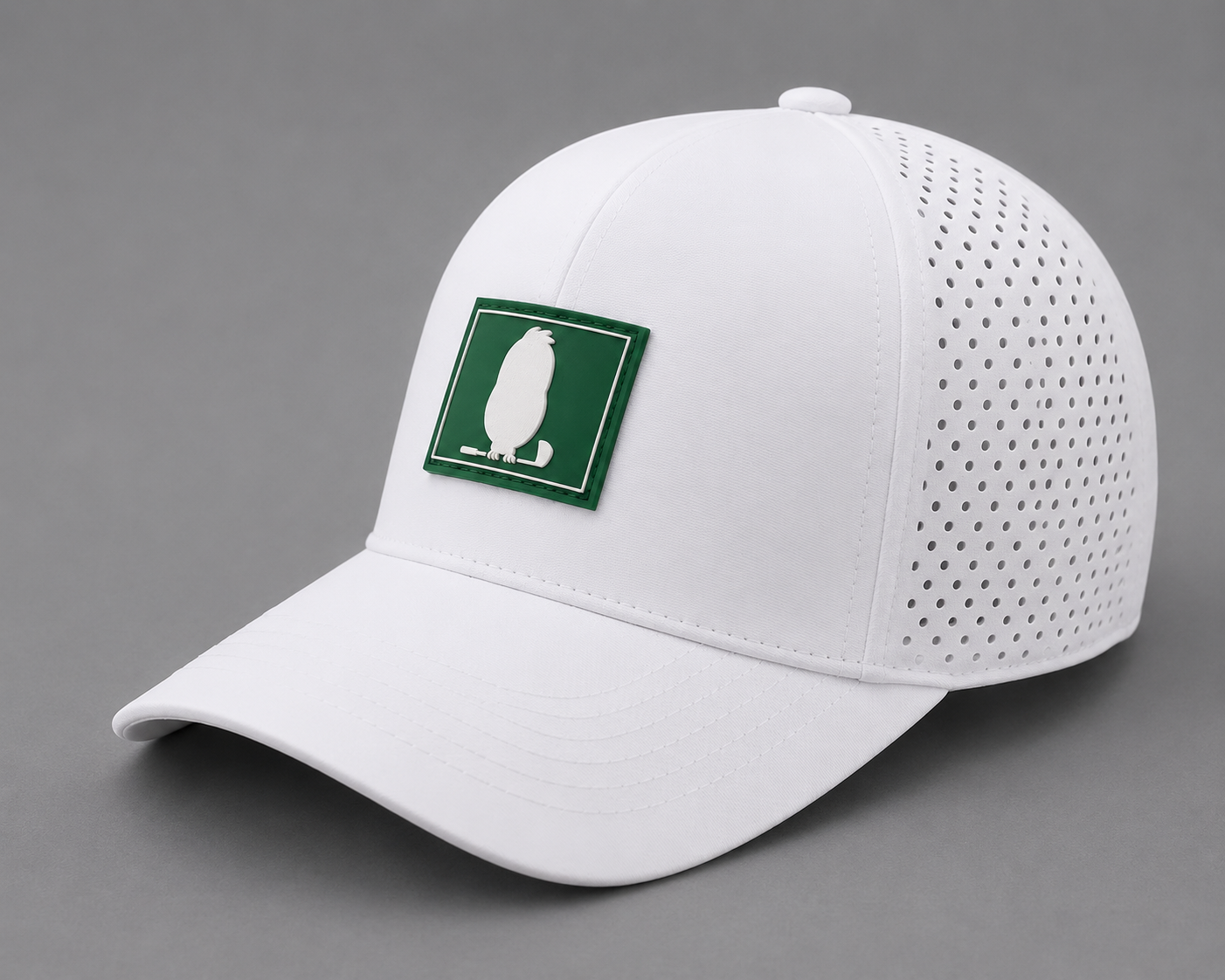 Green Birdie Squared Hat