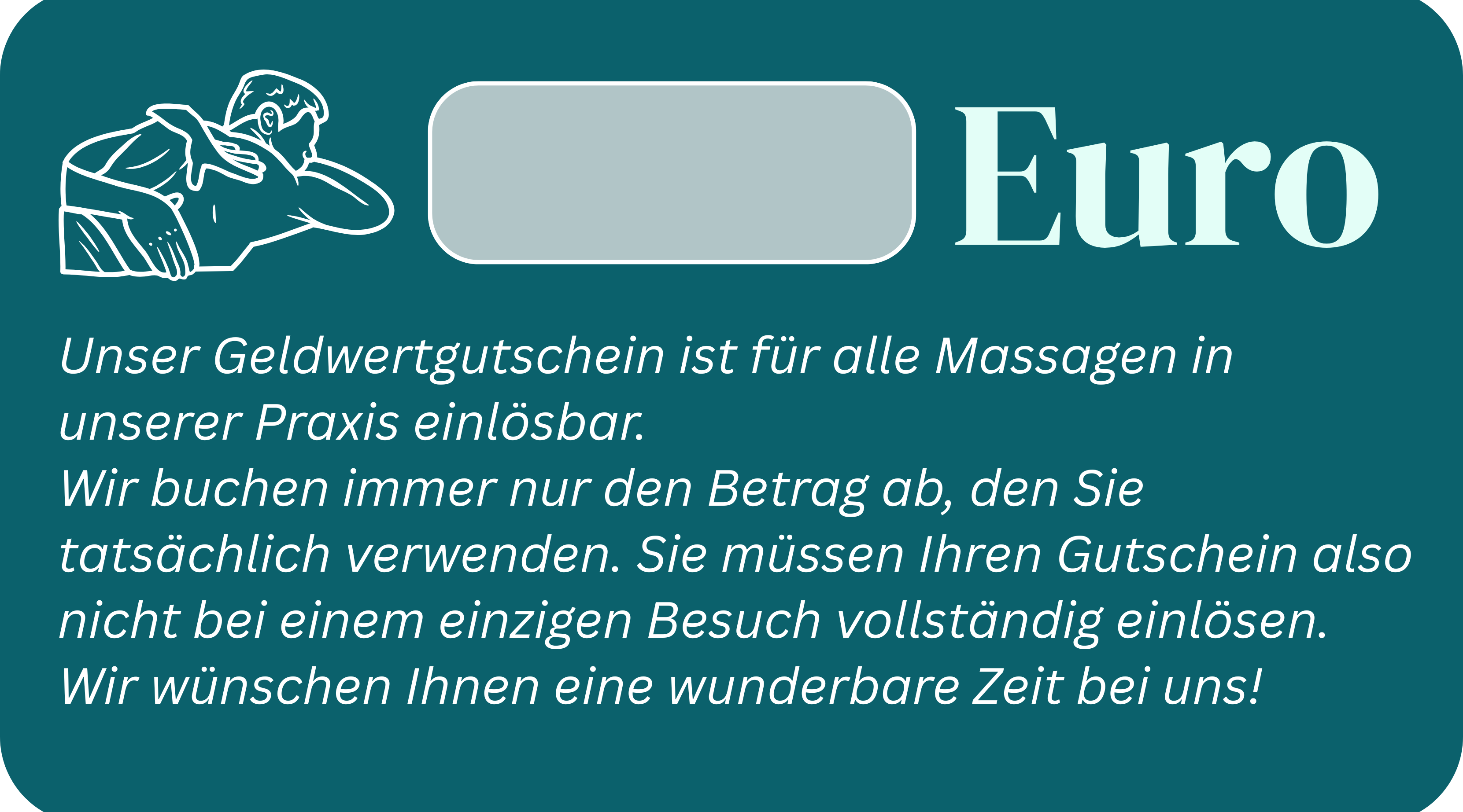 Geldwert Gutschein