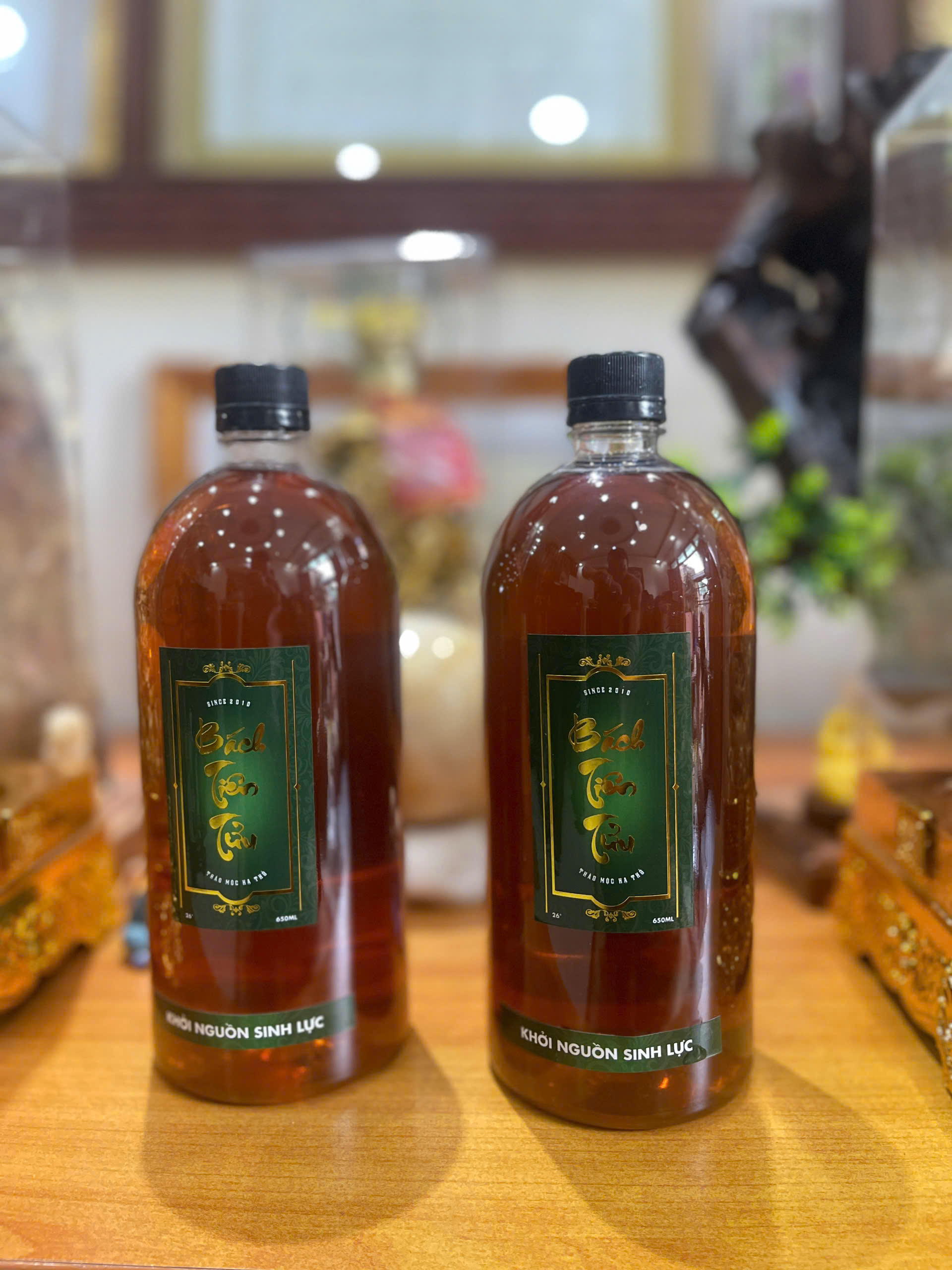 Rượu Bách Tiên Tửu - Thùng 6 Chai Nhựa 1L ( 6Lit)