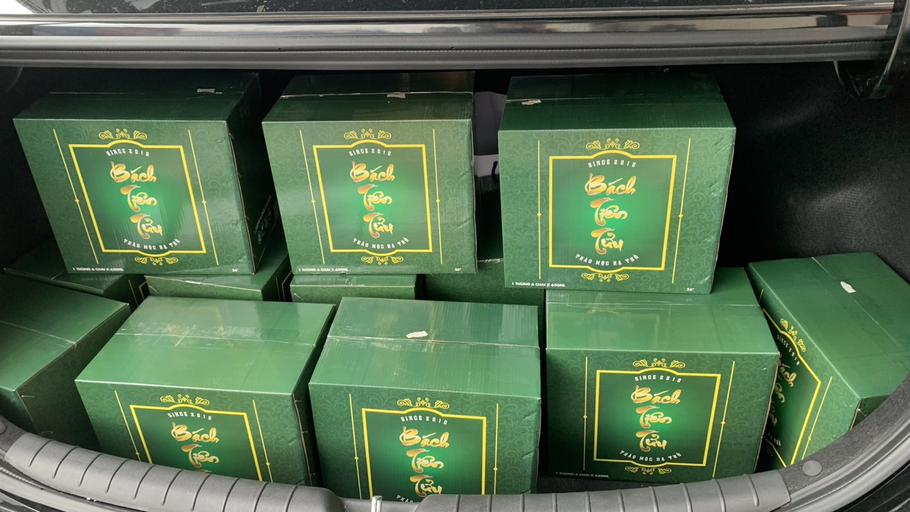 Rượu Bách Tiên Tửu - Thùng 10 chai nhựa 500ml (5 Lít )