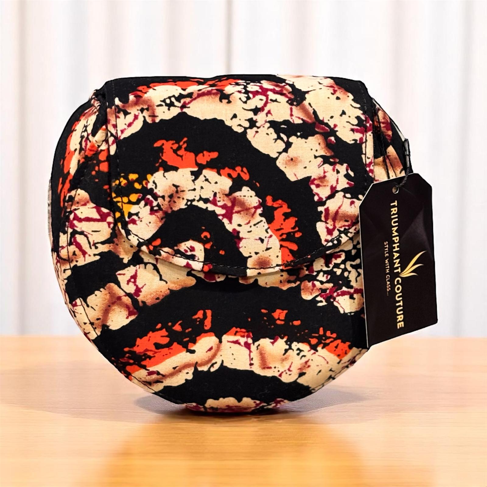 Blue Ankara Chic Purse