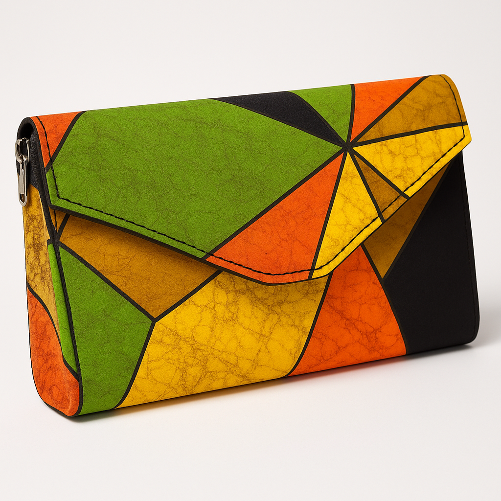 Multi-Colored Ankara Sling Purse