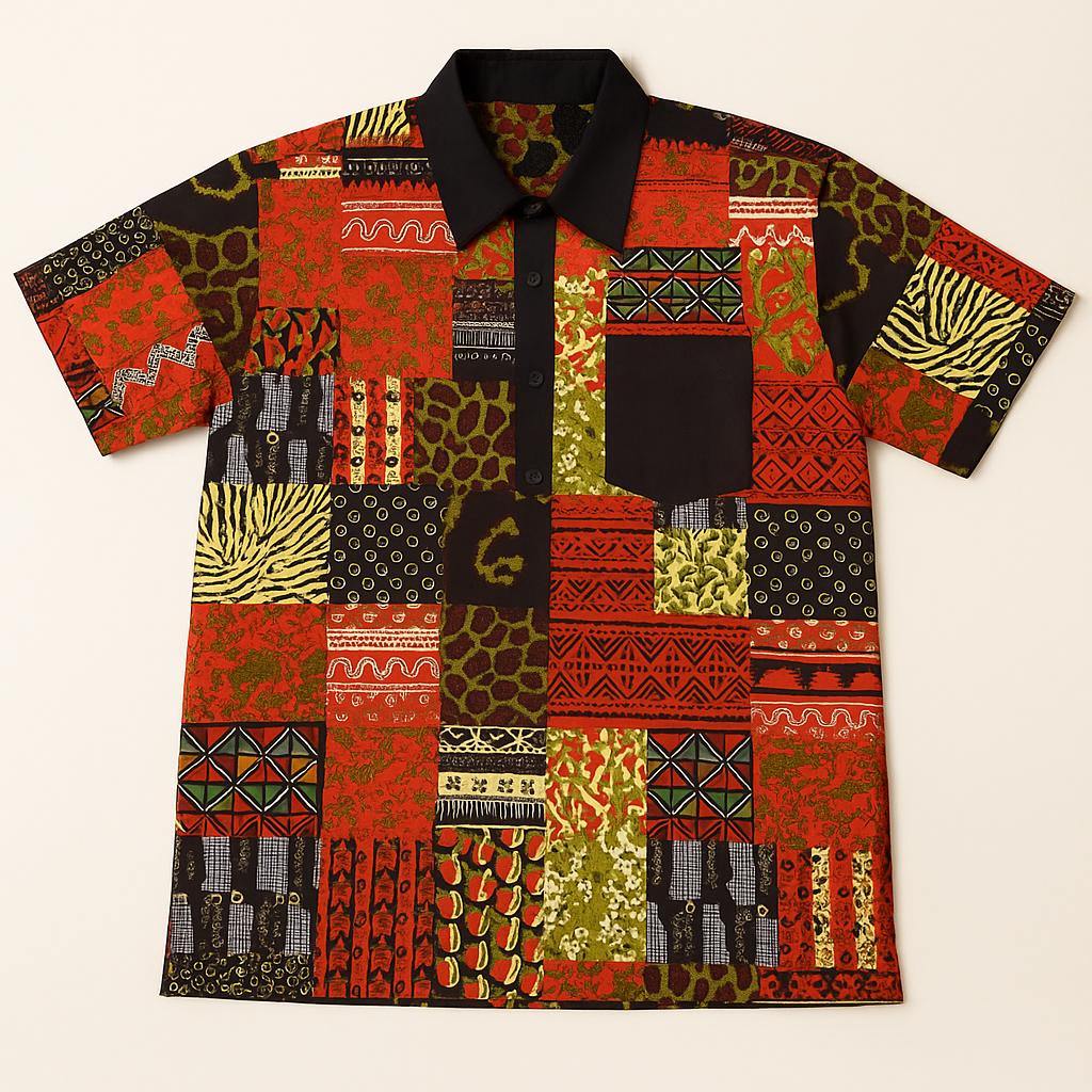Colorful Patchwork Shirt