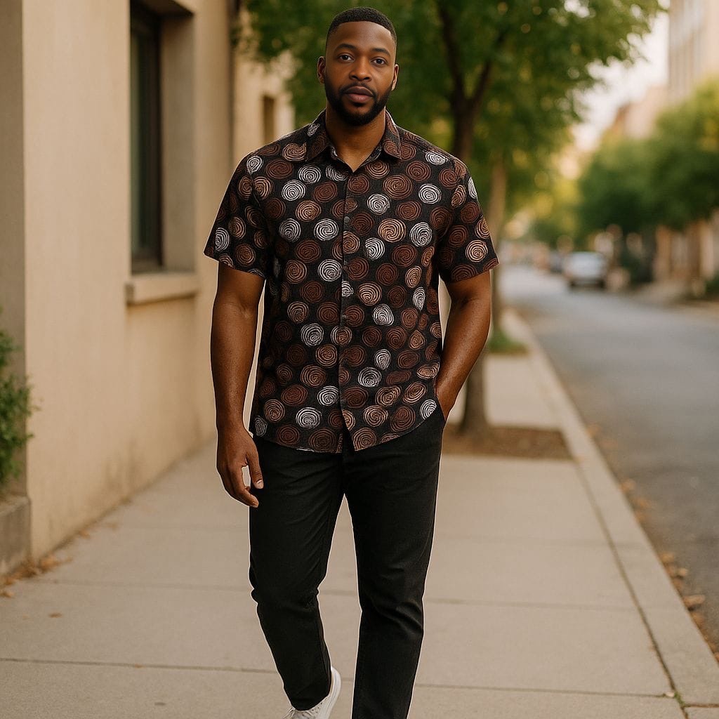 Brown Cockle Shells Shirt