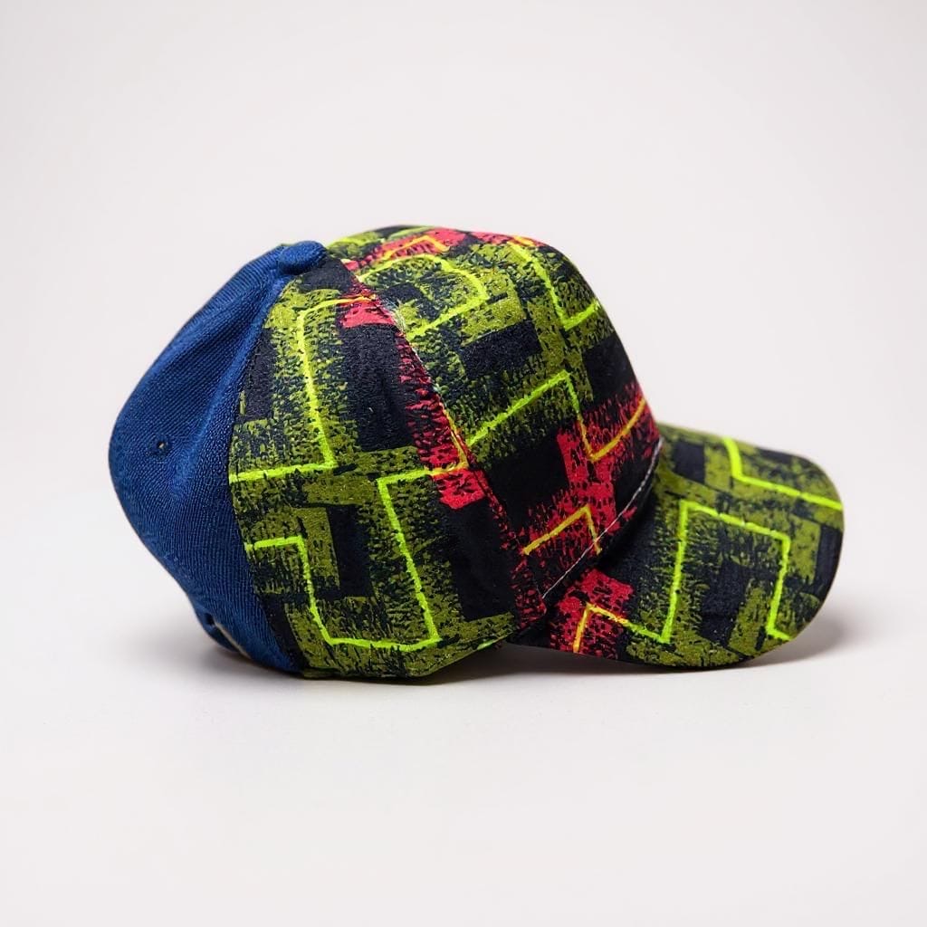 Geo Patterned Face Cap