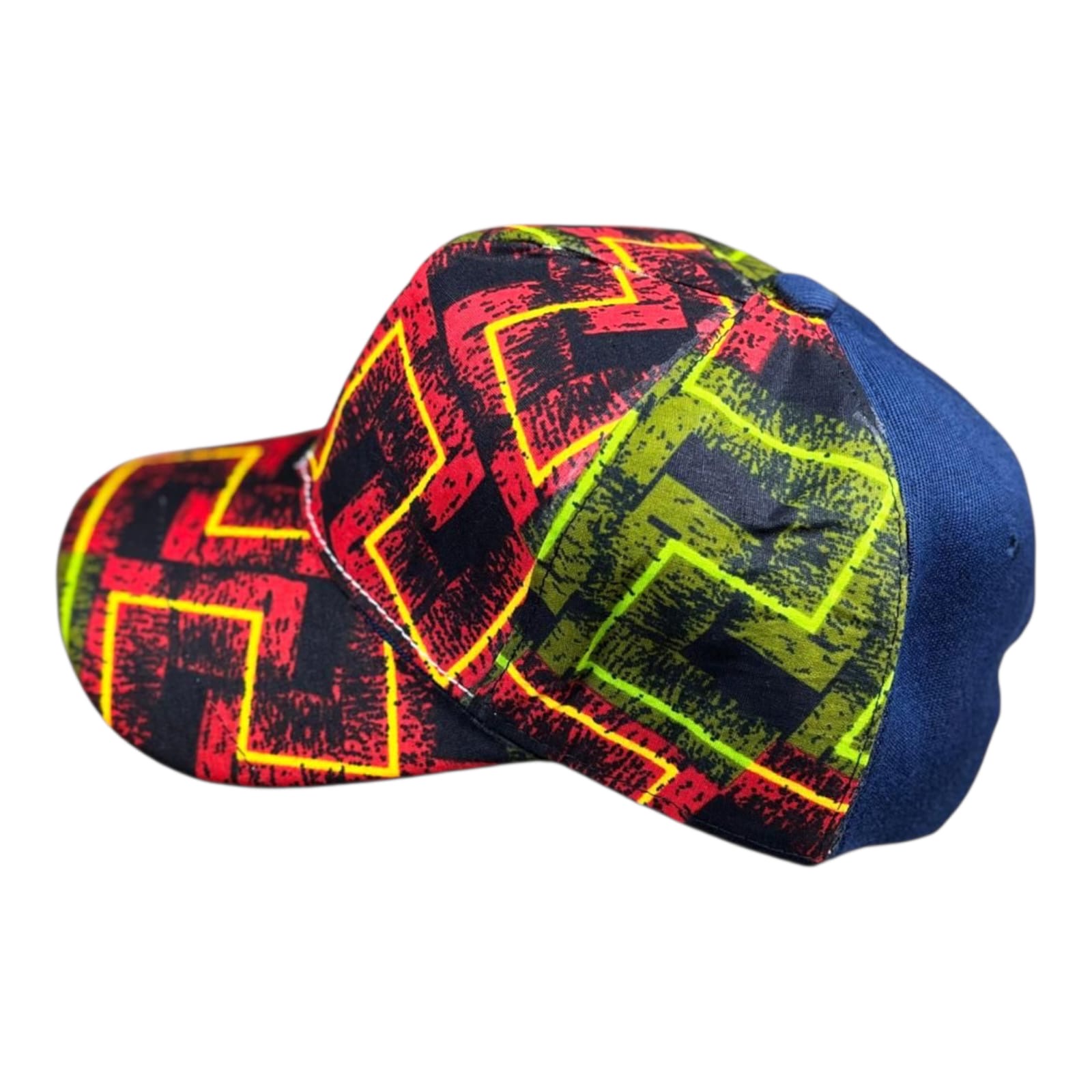 Geo Patterned Face Cap