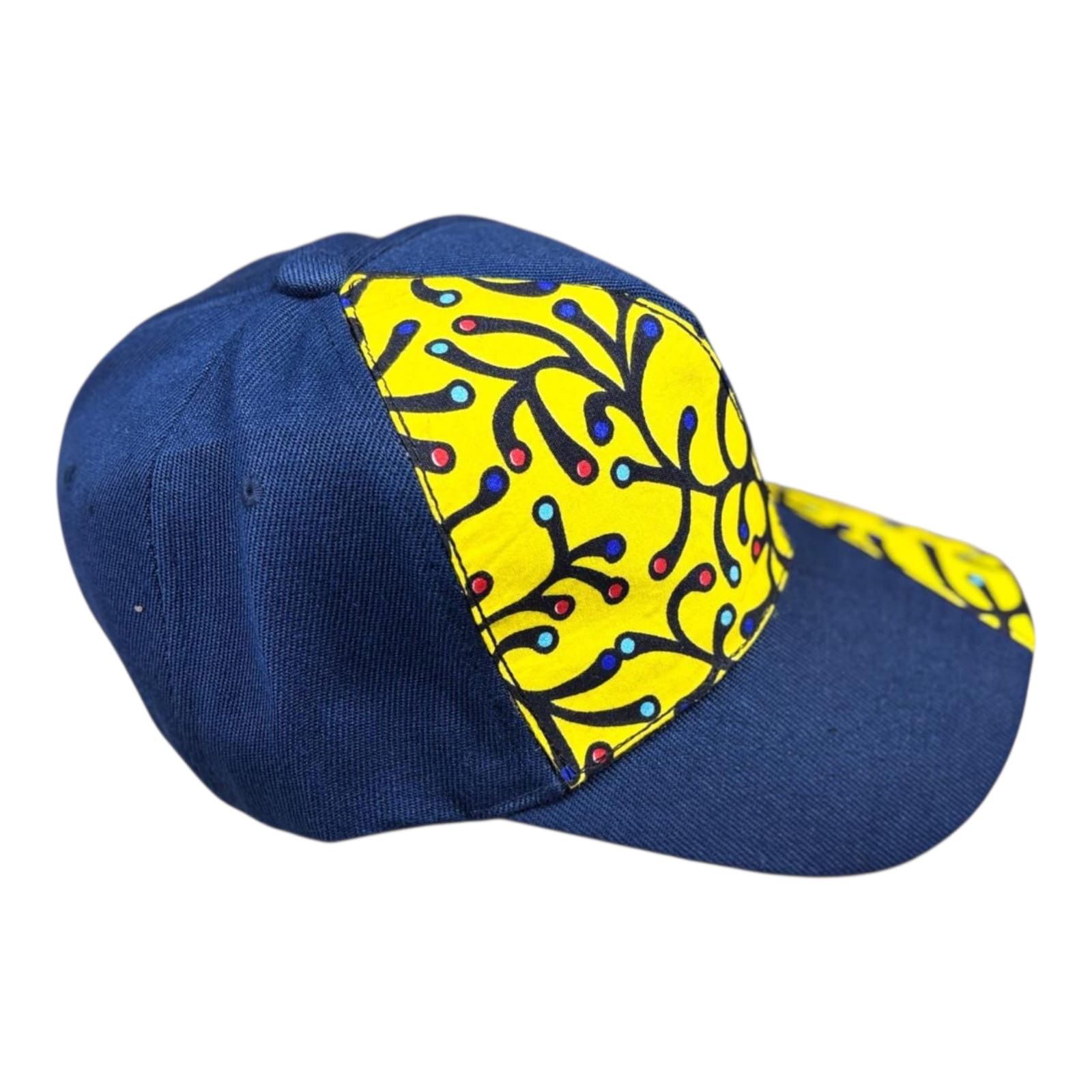 Blue-Yellow Face Cap