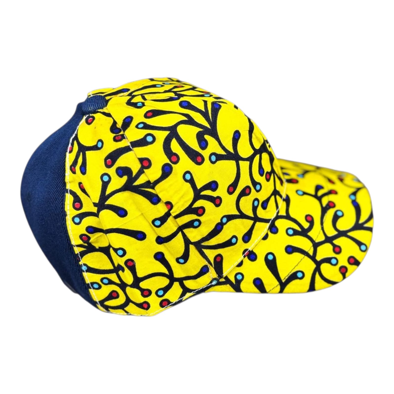 Blue-Yellow Face Cap