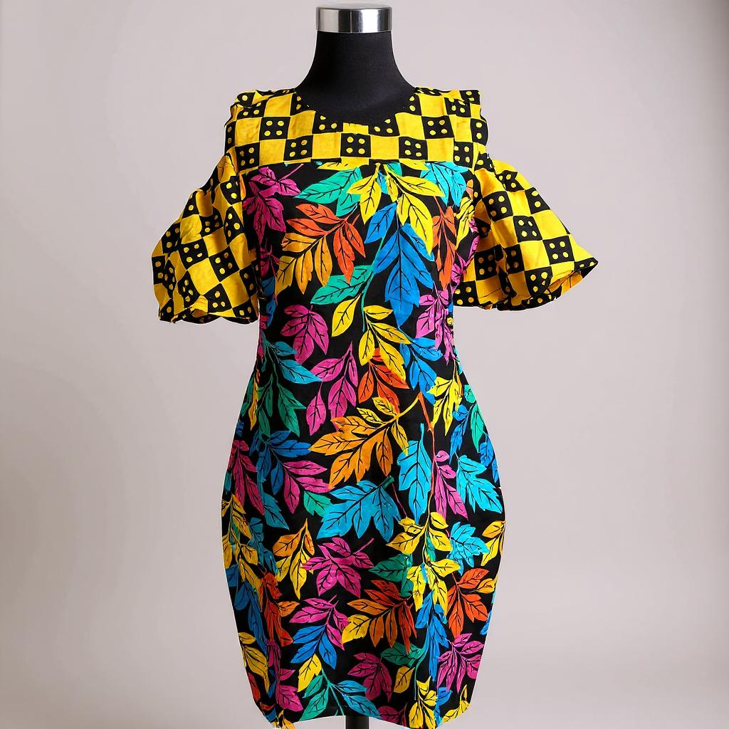 Colorful Patterned Dress
