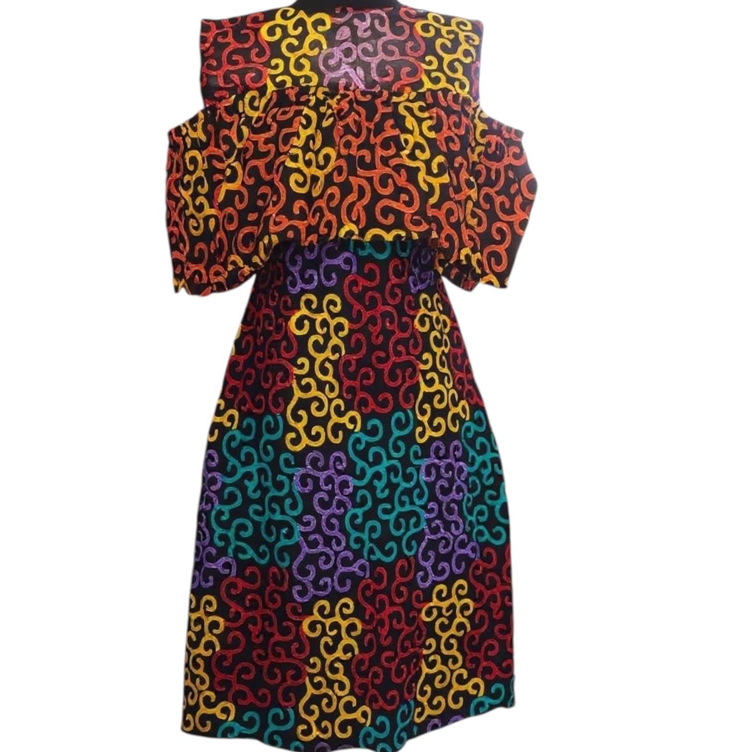 Colorful Patterned Dress