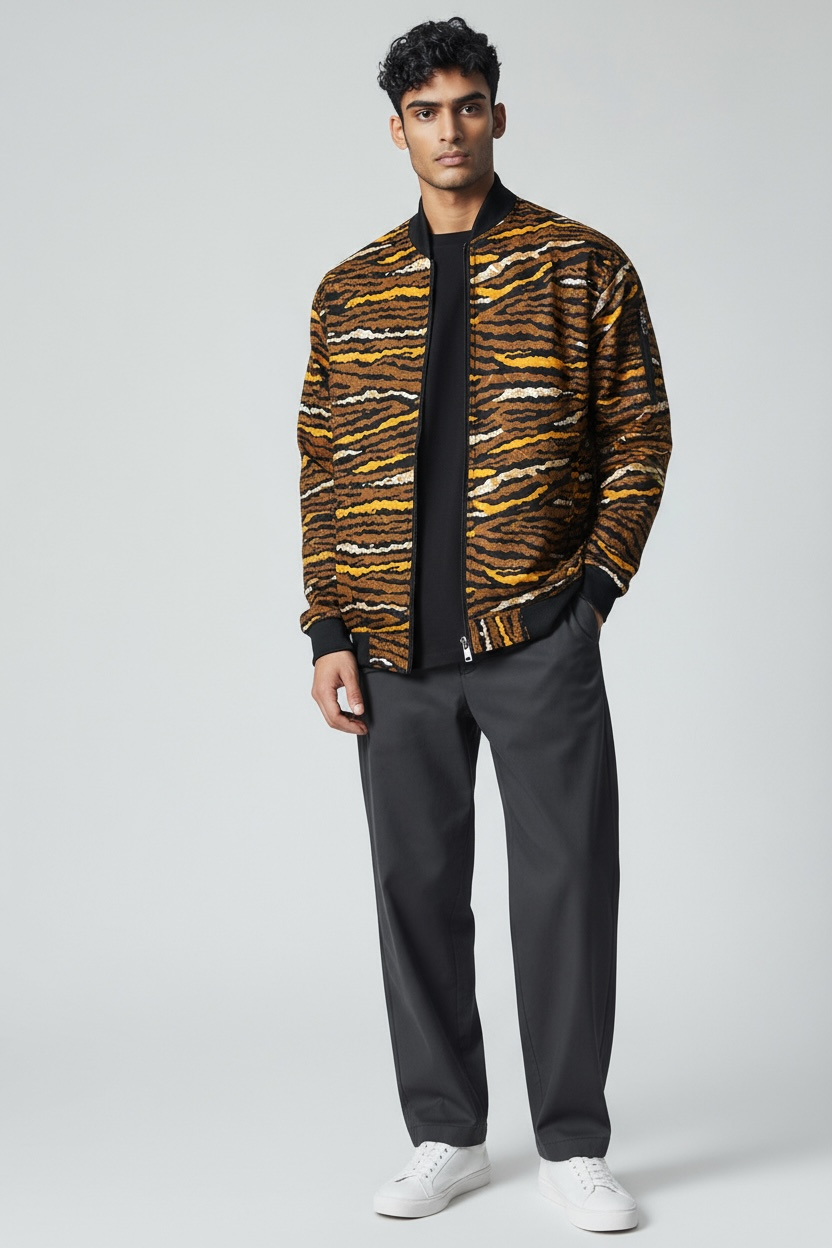 Unisex Reversible Bomber Jacket