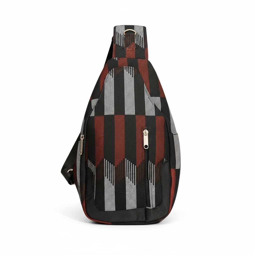 Geometric Pattern Cross Bag
