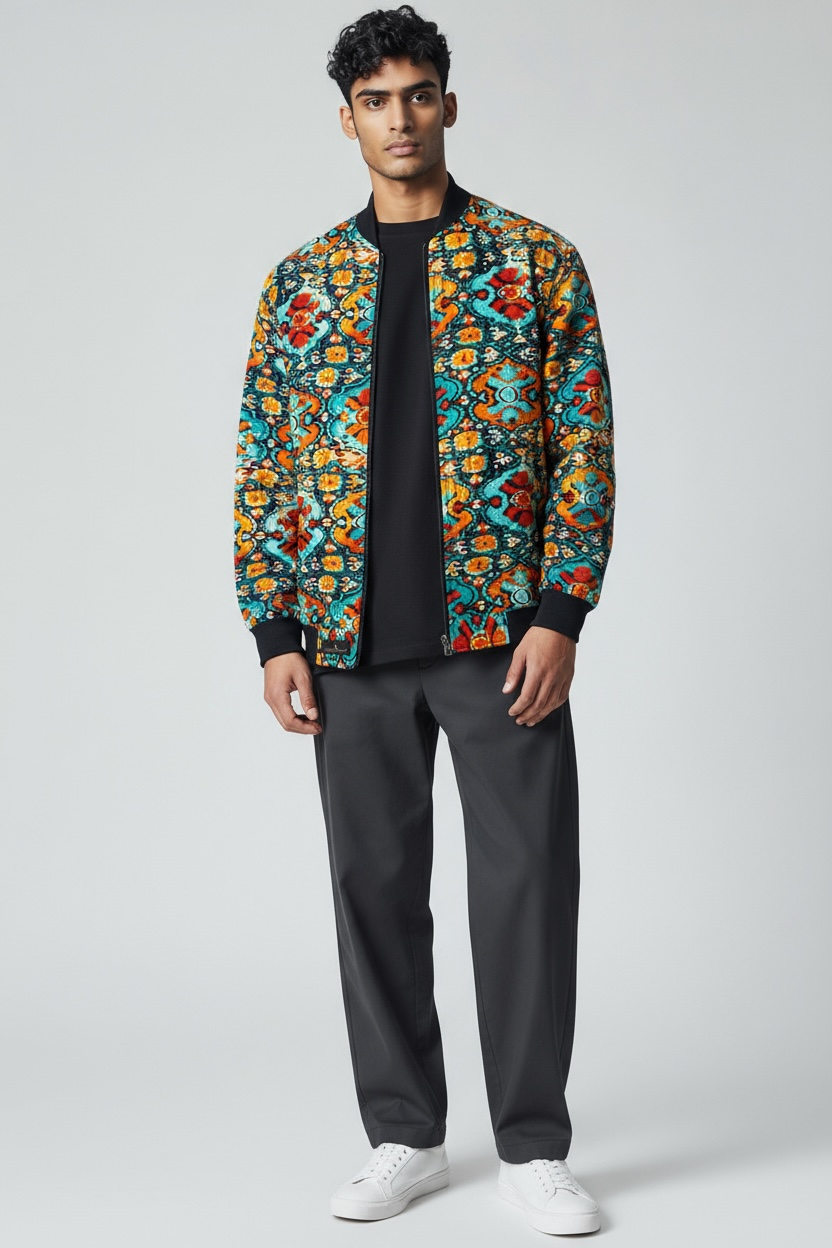 Unisex Reversible Bomber Jacket