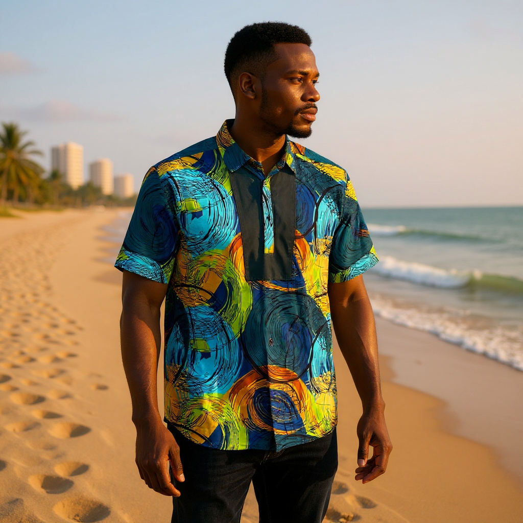 Vibrant Abstract Pattern Shirt