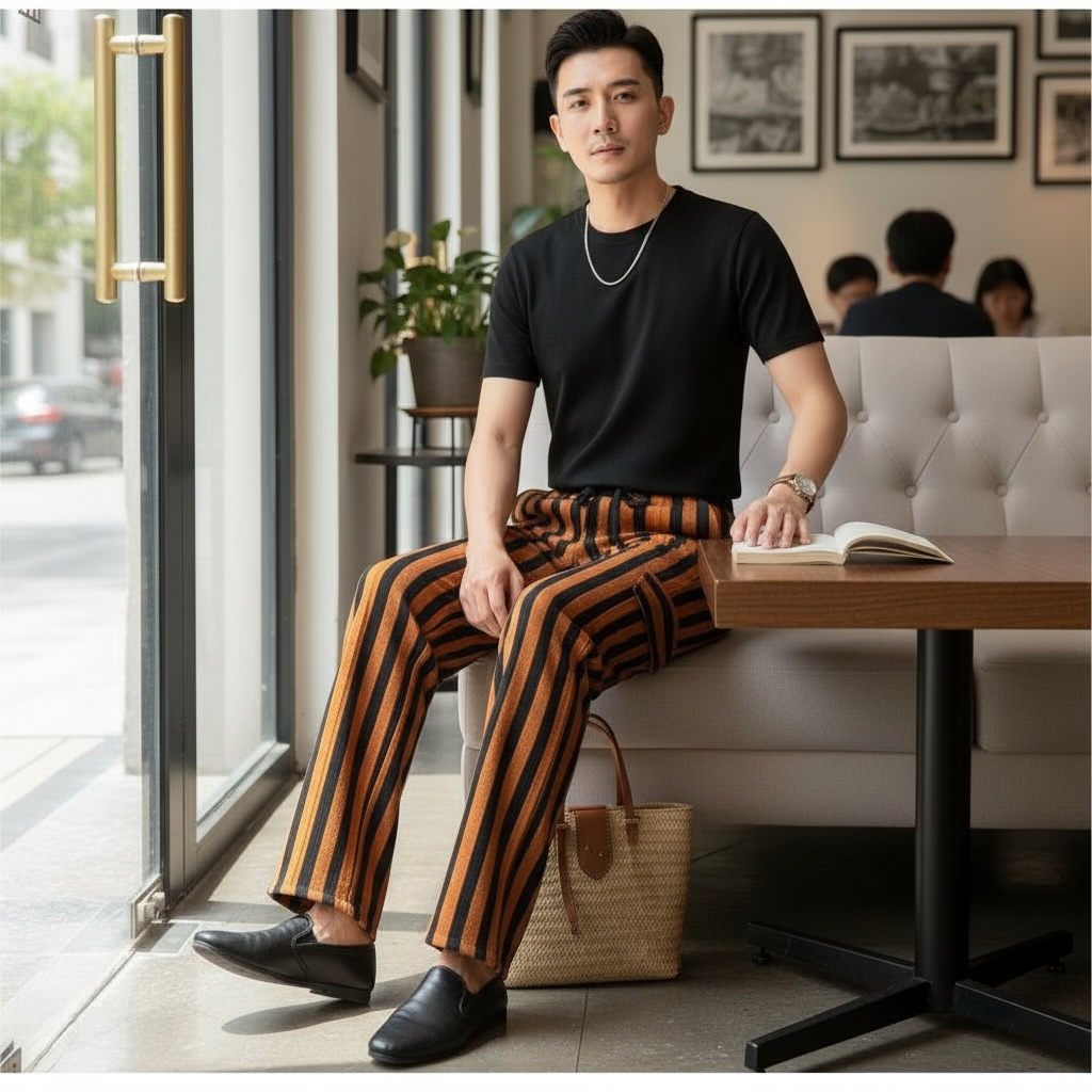 Asoke Vintage Cargo Pant - Orange