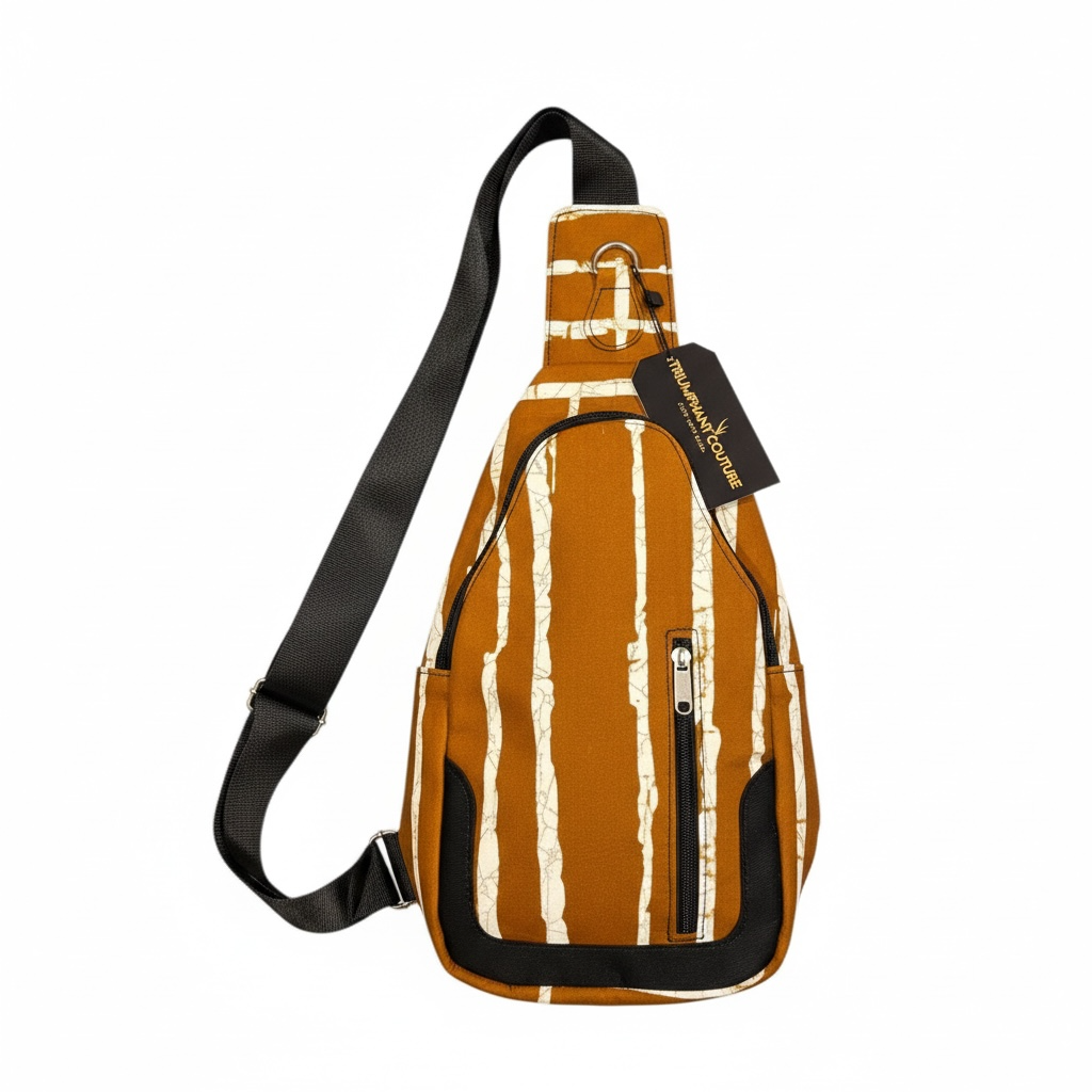 Striped Sling Cross Bag
