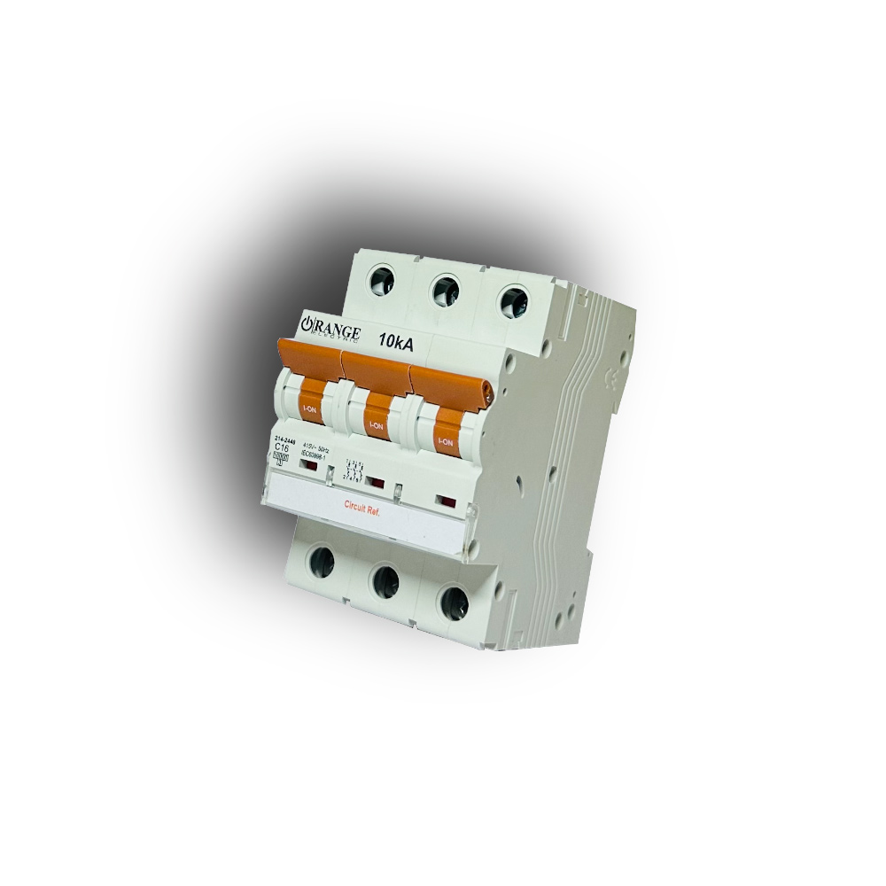 Orange 10KA 3 Pole  MCB 