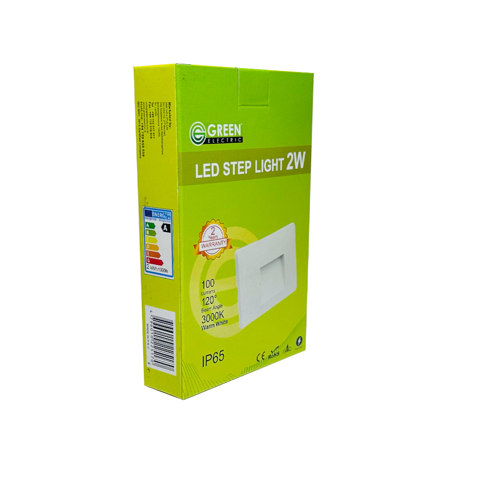 Green Step Light - White 