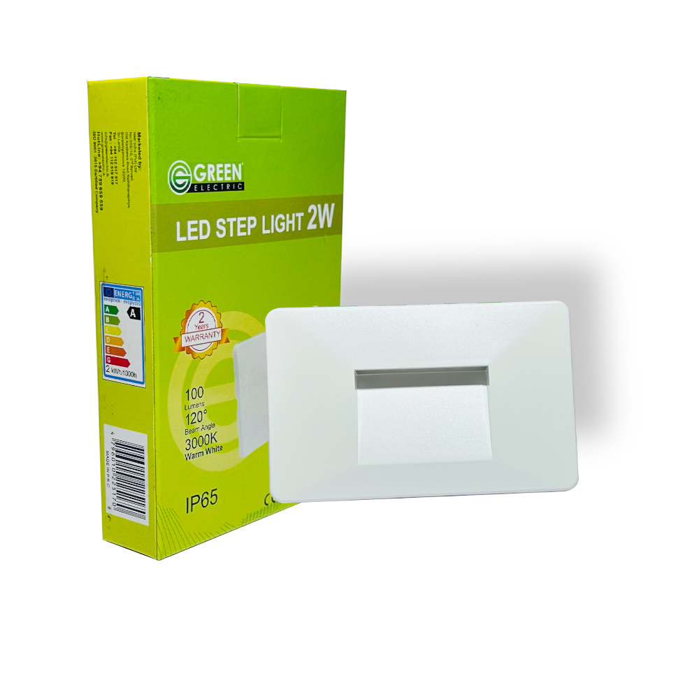 Green Step Light - White 
