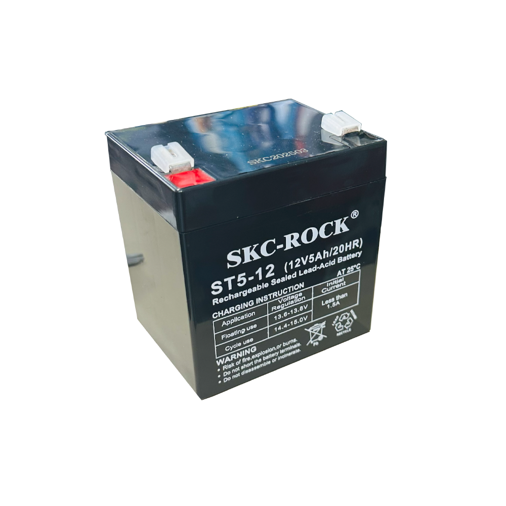 12V 5Ah Rechargeble Battery