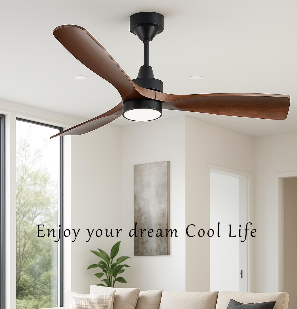 Wood Color Ceiling Fan