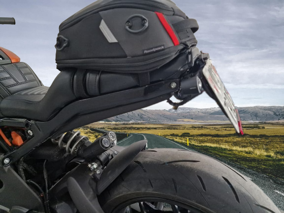 H-D Livewire License plate relocation