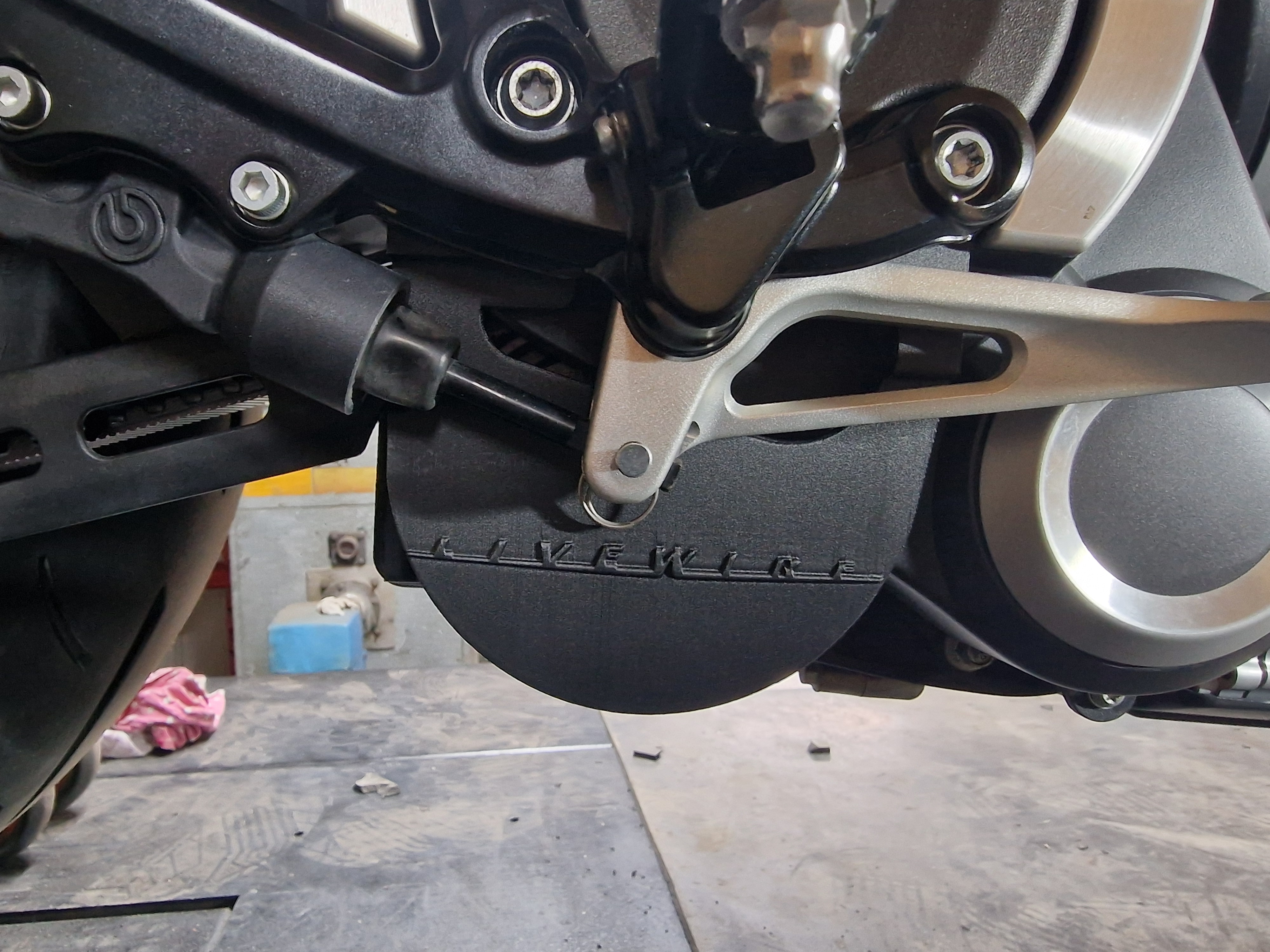 H-D Livewire Belt Tensioner Protection