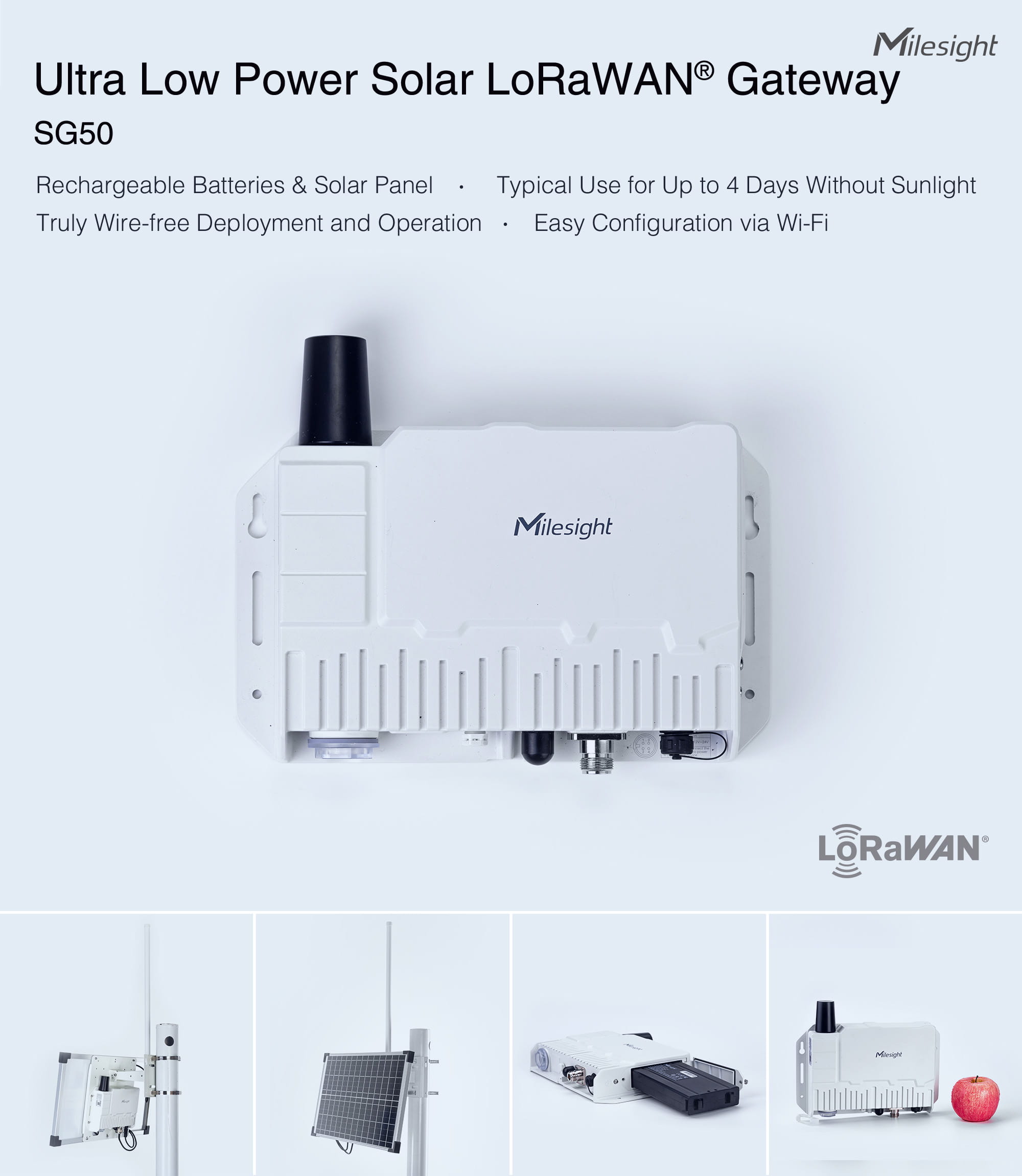LORAWAN Solar Outdoor Gateway
