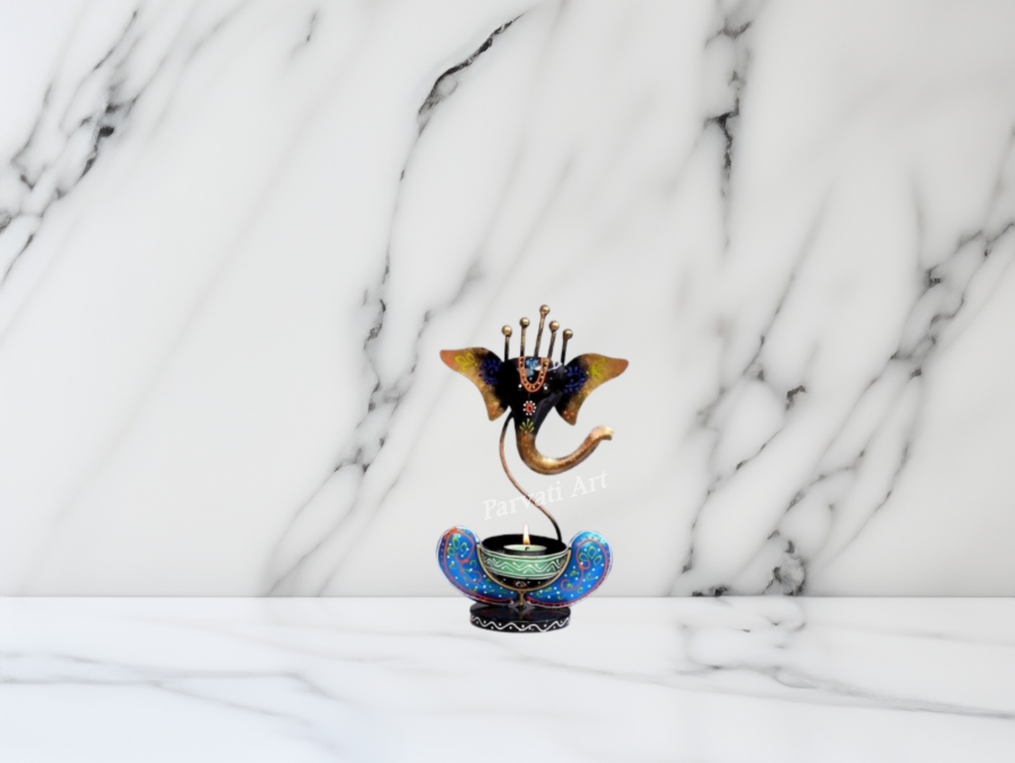 table decor ganesh t lite