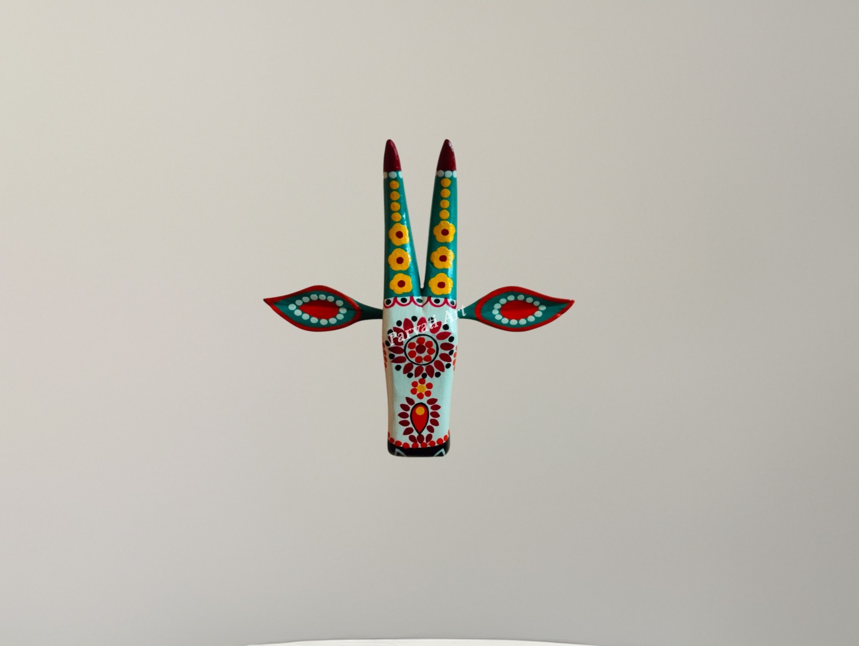 white cow wall decor handpainted