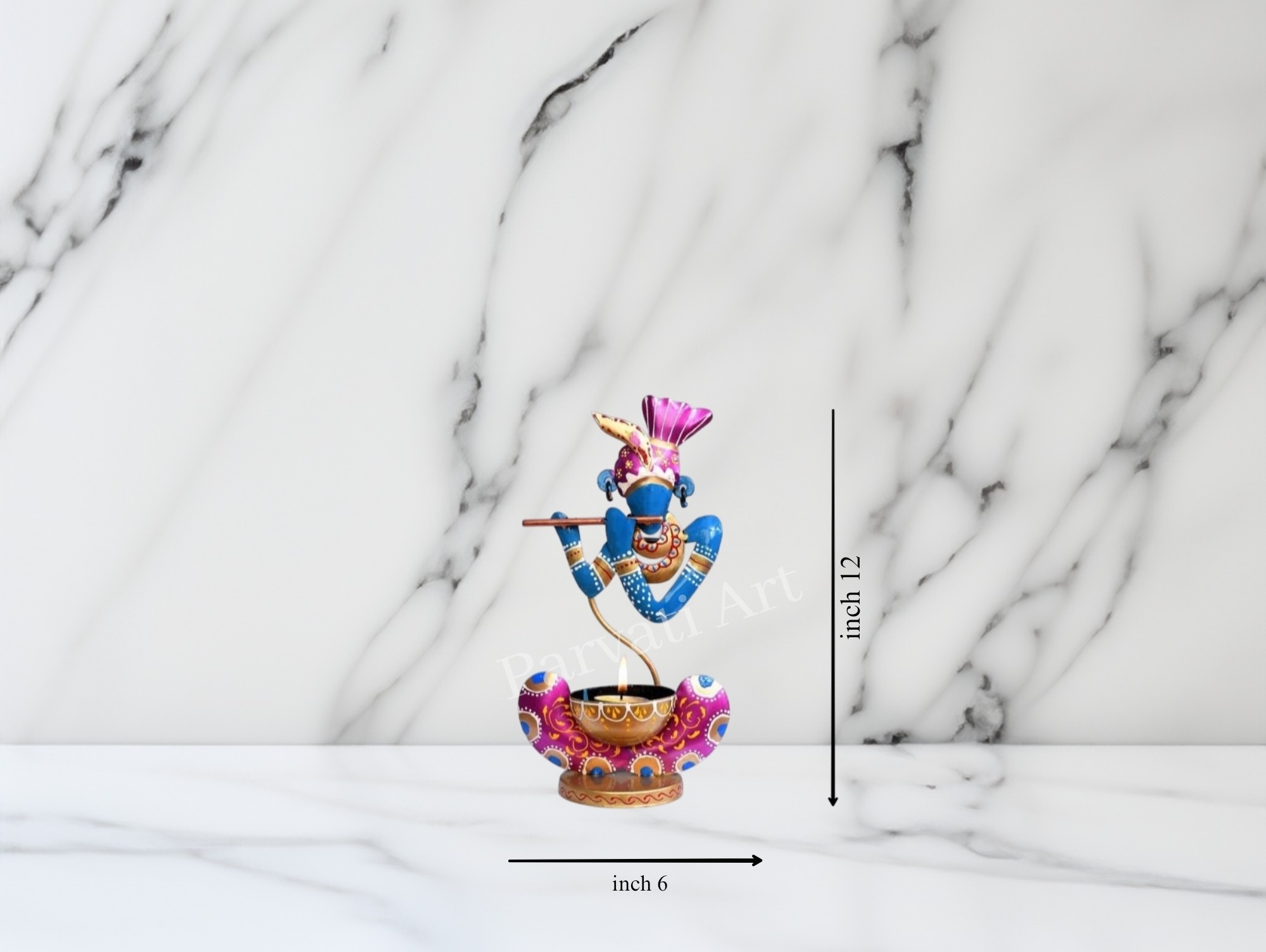 Table Decor krishna T-lite