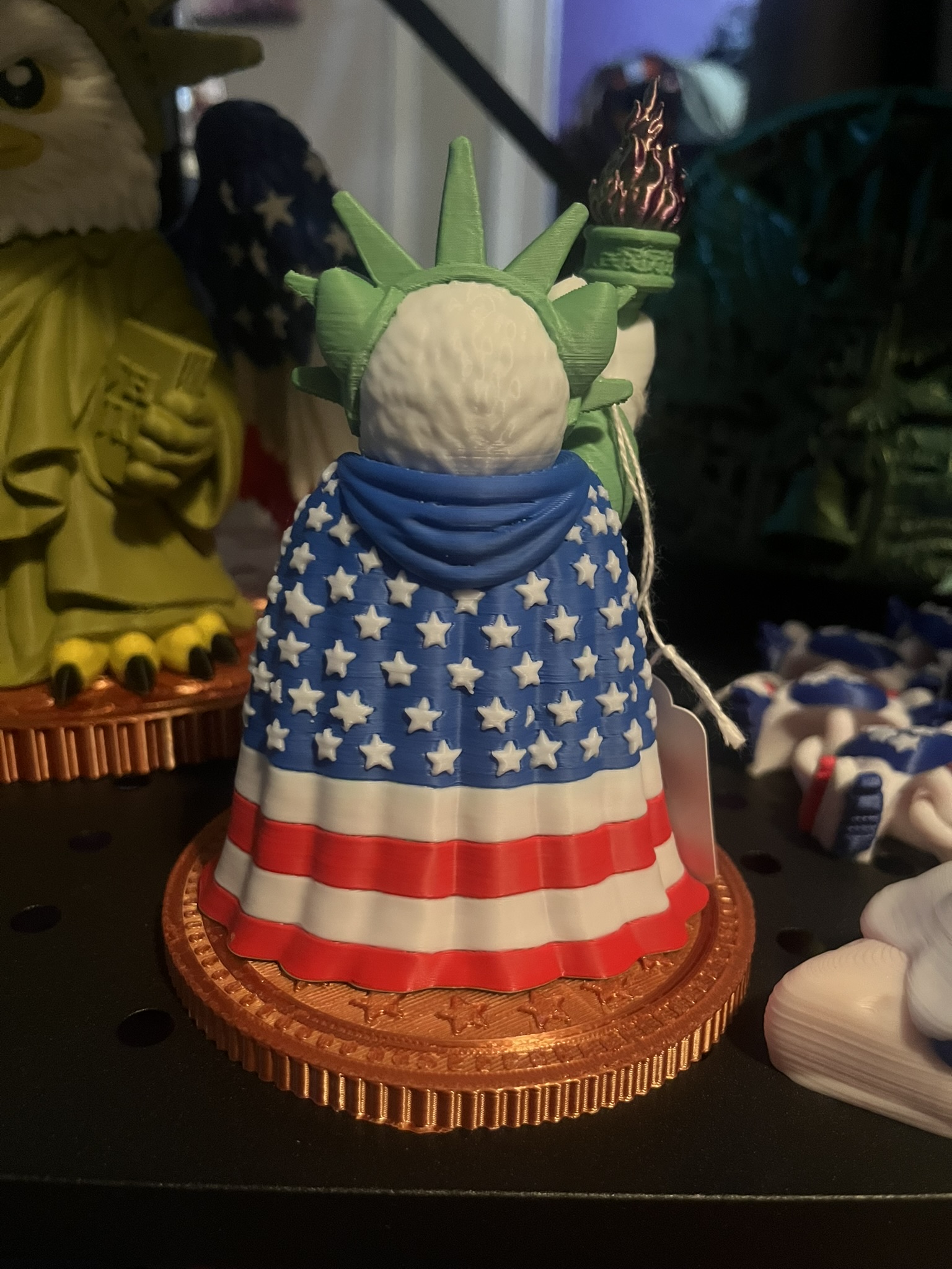 Statue of Liberty Cat Figurine