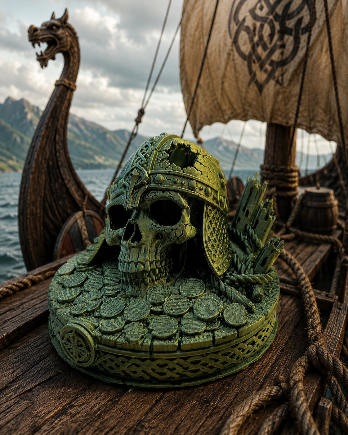Viking Warrior Skull 