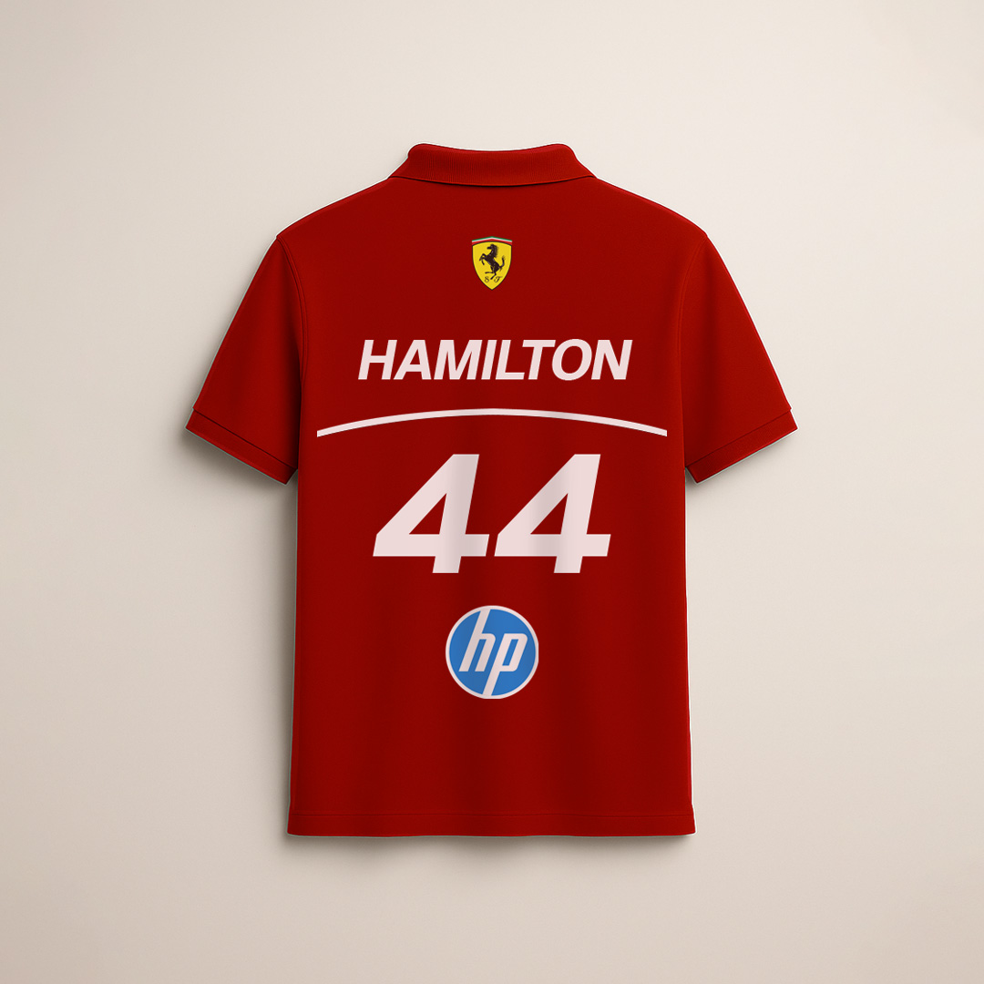 HAMILTON IN RED