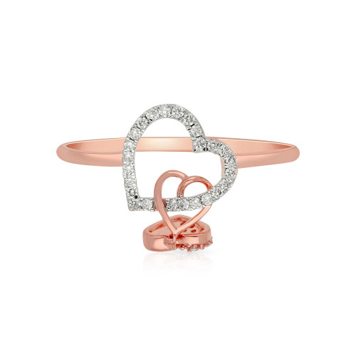 Rose Gold Heart Ring. (Contact us for price)