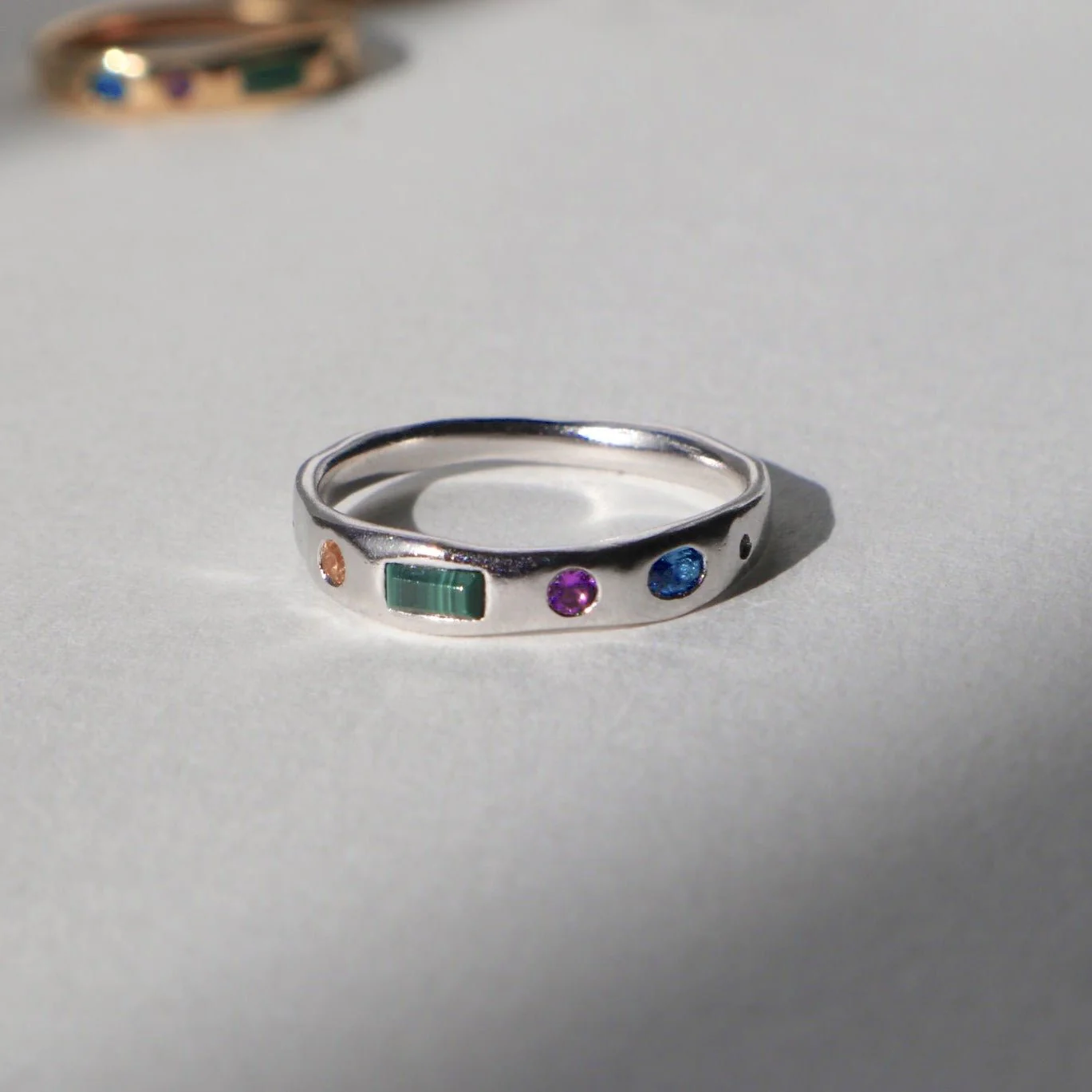Colorful Gemstone Ring. (Contact us for price)